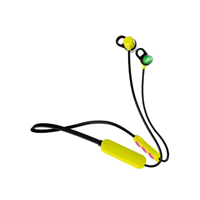 AUDIFONOS SKULLCANDY JIB WIRELESS YELLOW IN EAR Raenco