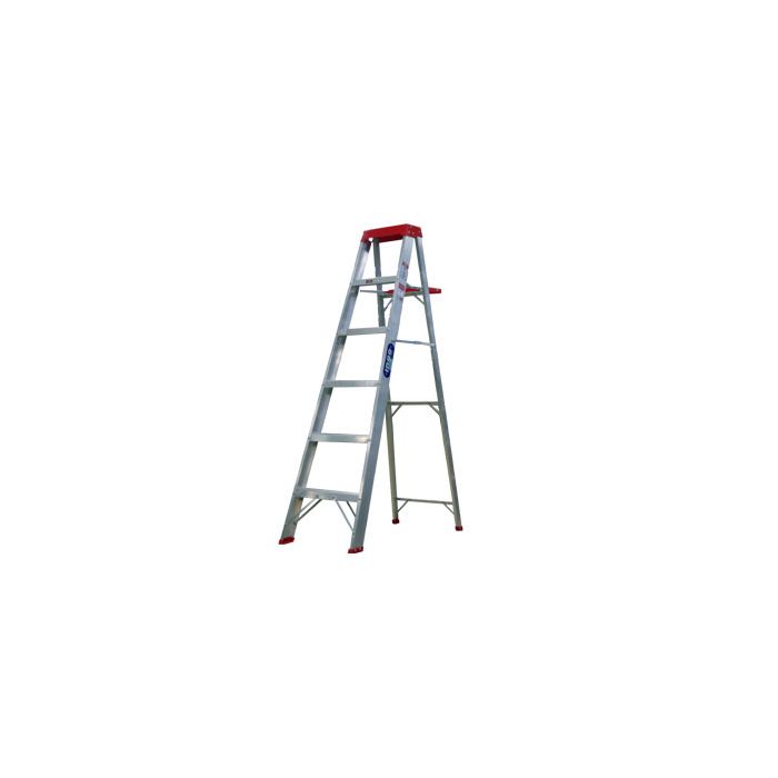 Escalera de tijera de aluminio 6' - 200 Libras – Do it Center